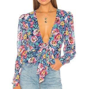 Floral Blouse | Lovers and Friends (Revolve) Worn Once!